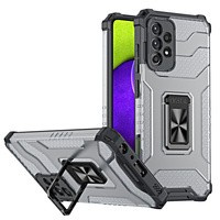 Inel de cristal Case hibrid blindaj husa husa + magnetyczny suport Samsung Galaxy A72 4G negru