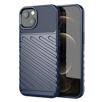 Thunder Case flexibil armat husa acoperire iPhone 13 mini albastru