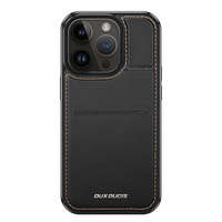Husa 3 în 1 Husa iPhone 13 Pro Z MagSafe Portofel cu blocare Rfid Stand Dux Ducis Rafi Mag - Negru Case