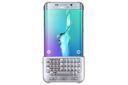 Husa Tastatură SAMSUNG Galaxy S6 Edge Plus Keyboard Cover Silver Genuine Nowy