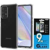 Spigen Galaxy A53 5G Liquid Crystal Husa Clear + Szkło