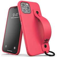 Husa Case iPhone Adidas OR mână curea 12 Pro Max roz / semnal roz 42398