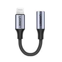 Ugreen 3,5 mm mini jack - Lightning MFI (Made For iPhone) adapter cable 10 cm black (US211 30756)