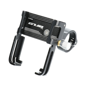 Suport ghidon de bicicletă GUB P10 aluminiu + silikonou suport negru