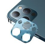 Szkło Temperat USAMS Apple iPhone  12 Pro Max Camera Lens Glass Metal Blue Camera Protection Glass