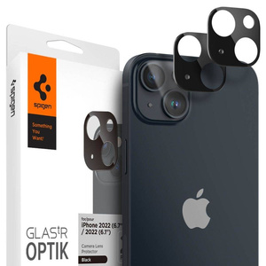 Spigen iPhone Protector de cameră Optik.tr Camera Protector 2-pack 14 / 14 Plus Negru