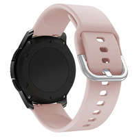 Curea de silicon TYS smartwatch banda de ceas universal 22mm roz