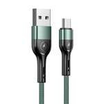 Braided Cable USAMS U55 Micro USB 2A 1m SJ450USB02 US-SJ450 Green