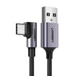 UGREEN Cablu USB-C unghiular 3A Quick Charge 3.0 de 1m