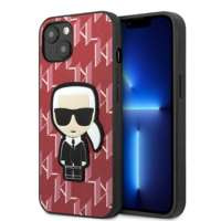 Husa iPhonecase Karl Lagerfeld Klhcp13mpmnikpi 13 6.1" Hard Red/red Monogram Ikonik Patch roșu/roșu Case