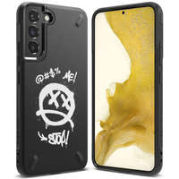 Ringke ONYX Design robust husa husa Samsung Galaxy S22+ (S22 Plus) negru (Graffiti) ()