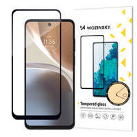 folie sticla ecran Wozinsky Full Glue Sticlă securizată cu clei complet Motorola Moto G32 9H pentru întreg cu ramă neagră