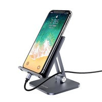 Ugreen LP134 Foldable Multi-Angle Phone Stand With Height Adjustable Gray