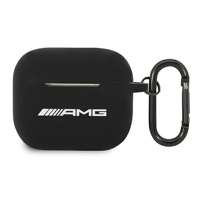 Husa AMG AMA3RBK Capac AirPods 3 negru/negru Silicon Big Logo