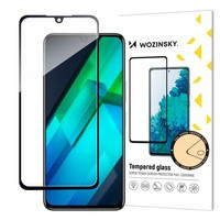 folie sticla ecrancase Wozinsky Full Glue Infinix Notă 12 G96 pentru plin cu cadru negru ( prietenos)