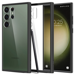 Husa Spigen Ultra Hybrid MATTE Galaxy S23 Ultra Black Case