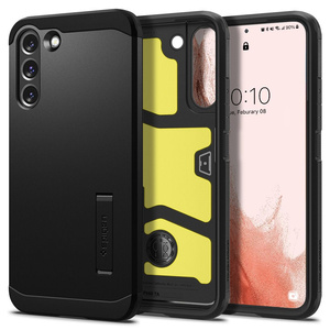 Husa Spigen Galaxy S22 Tough Armor Negru armat Case