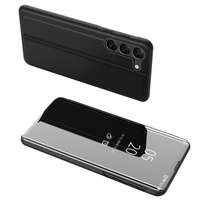 Husa Case Husa Clear View pentru Samsung Galaxy S23+ Capac cu clapetă negru Case