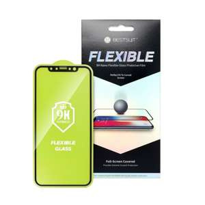 Szkło bestsuit Flexibil 5D Full Glue hibrid pentru iPhone 12 mini negru