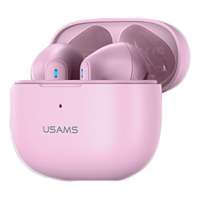 USAMS Casti Bluetooth 5.2 TWS NX10 Seria NX10 Microfon dublu fără fir roz / roz BHUNX03