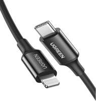 Cablu USB-C la Lightning UGREEN US171, 36W, 2m (negru)