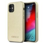 Husa gUESS Apple iPhone  12 Mini Iridescent GUHCP12SIGLGO Gold Hardcase