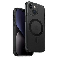 husa iPhone MagUNIQ LifePro Xtreme 14 Plus 6.7" click Încărcare negru/înghețată de fum