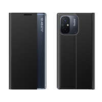 Husa Case husa Somn nou pentru Xiaomi Redmi 11A / Poco C55 / Redmi 12C flip cover stand negru Case