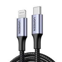 Ugreen USB Type C - Lightning cable MFI (Made For iPhone) 3 A 1 m black (US304 60759)