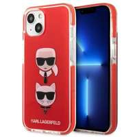 Husa KARL LAGERFELD Apple iPhone  13 Mini Karl&amp;Choupette Head Red Hardcase