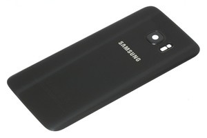 SAMSUNG Galaxy S7 Edge Ușa bateriei Original Grad A Negru