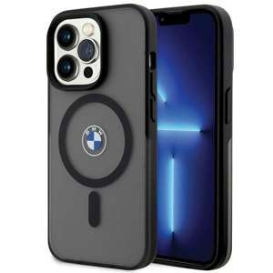 Husa BMW BMHMP14XDSLK iPhone 14 Pro Max 6.7" negru/negru hardcase Signature MagSafe