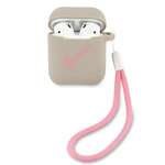Husa GUESS Apple Acoperă AirPods Cover Silicone Vintage GUACA2LSVSGP Gri Roz Case