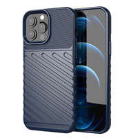 Thunder Case flexibil blindat husa capac iPhone 13 Pro Max albastru