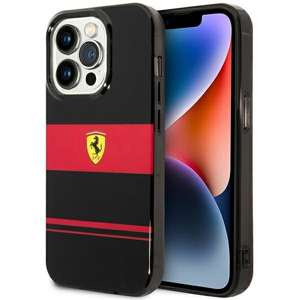 Husa iPhonecase MagSafe Ferrari FEHMP14LUCOK 14 Pro 6.1" negru/negru IMD Combi dur IMD Case