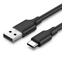 Ugreen cablu Cablu USB la USB tip C cu încărcare rapidă 3.0 3A de 0,25 m, negru (US287 60114)