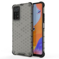 Husa Husă blindată Honeycomb cu ramă de gel Xiaomi Redmi Note 11 Pro+ / 11 Pro negru