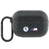 BMW BMAP2WMPUCA2 Capac AirPods Pro 2nd gen negru/negru Carbon Double Metal Logo