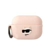 Karl Lagerfeld KLAP2RUNCHP AirPods Pro 2 capac roz / roz silicon Choupette Head 3D