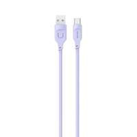 Cablu USAMS USB-C PD USB-C încărcare rapidă 1,2 m 6A Lithe Series violet/violet SJ568USB03 (US-SJ568)