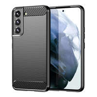 Case husanounou Carbon Samsung Galaxy S23+ flexibil Samsung Galaxy S23+ flexibil siliko carbo capac negru