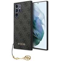 Husacase Guess GUHCS23LGF4GGR S23 Ultra S918 gri/grișu tare 4G Charms Collection Case