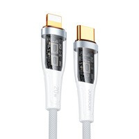 cablu Joyroom încărcare rapidă cu comutator inteligent USB-C - Lightning 20W 1,2 m alb (S-CL020A3)