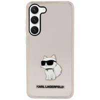 Husacase Karl Lagerfeld Klhcs23shnchtcp S23 S911 roz / roz Hard Ikonik Choupette Case
