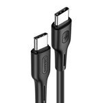 USAMS USB Cable on C-C-100W USB PD Fast Charge 5A 1.2m U43 SJ459USB01 US-SJ459 Black