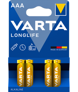 Baterie VARTA R3 alcaline (Aaa) 4 buc. Durată lungă de viață