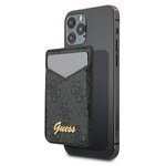 Case Guess Wallet Card Slot GUWMS4GTLBK MagSafe 4G gray / gray