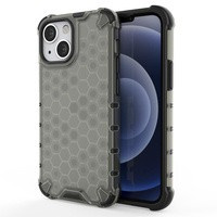 Honeycomb husa husă blindată cu ramă de gel iPhone 13 mini negru