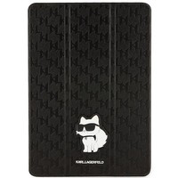 iPad Karl Lagerfeld KLFC10SAKHPCK 10.2" MagFolio net Allover Cover negru/negru Saffiano Monogramă Choupette