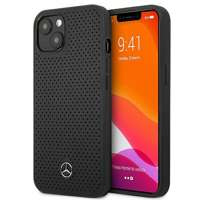 Mercedes MEHCP13MDELBK iPhone 13 13 6.1" negru/negru greucase Piele perforată